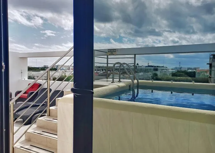 Vip! Pent-house With Your Private Pool & Chairs 2 Bedrooms
