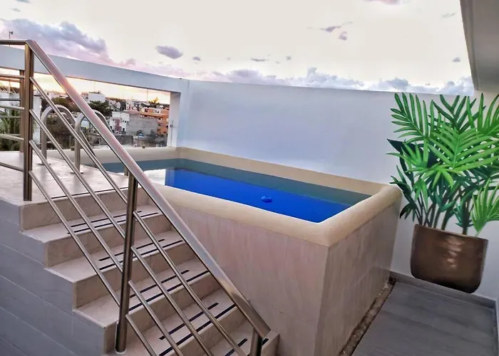 Vip! Pent-house With Your Private Pool & Chairs 2 Bedrooms Appartement