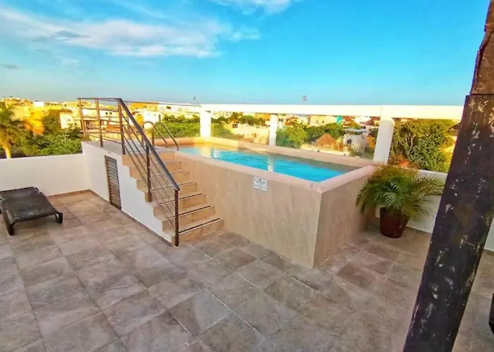 Vip! Pent-house With Your Private Pool & Chairs 2 Bedrooms Playa del Carmen